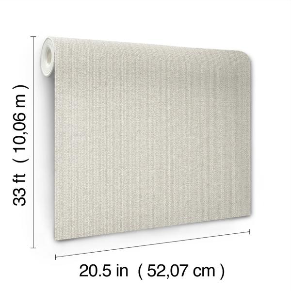 A Street Prints Lawndale Taupe Textured Pinstripe Wallpaper