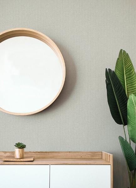 A Street Prints Lawndale Taupe Textured Pinstripe Wallpaper