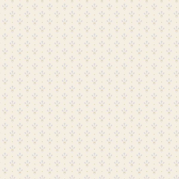 a street prints Lili White Miniature Floral Wallpaper
