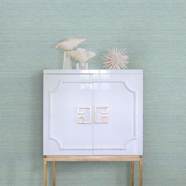 A Street Prints Lilt Teal Faux Grasscloth Wallpaper