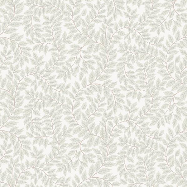 a street prints Lindlöv Light Grey Leafy Vines Wallpaper