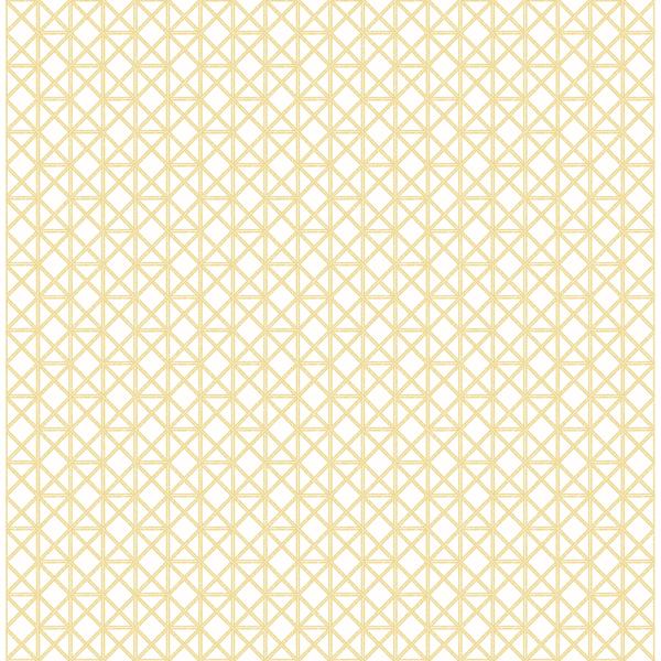 a street prints Lisbeth Yellow Geometric Lattice Wallpaper