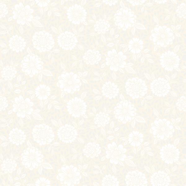a street prints Lizette Cream Charming Floral Wallpaper