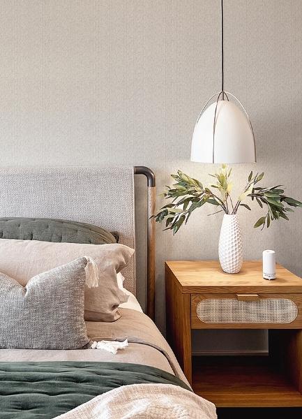 A Street Prints Mackintosh Light Grey Textural Wallpaper