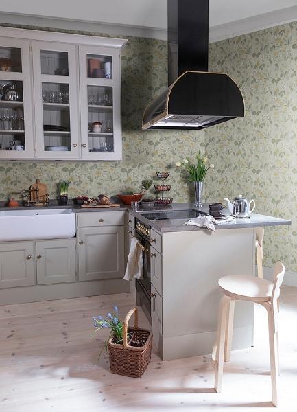 A Street Prints Magdalena Light Green Dandelion Wallpaper