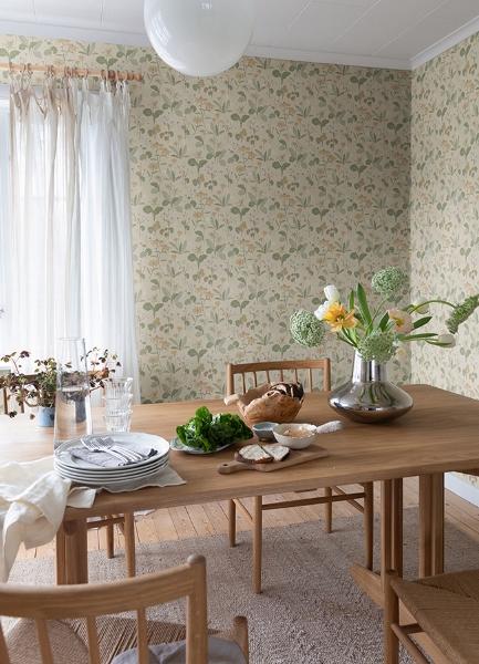 A Street Prints Magdalena Light Yellow Dandelion Wallpaper