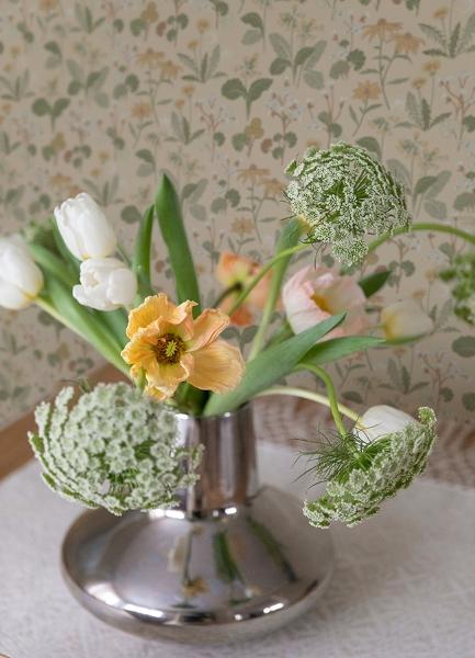 A Street Prints Magdalena Light Yellow Dandelion Wallpaper