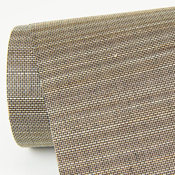 A Street Prints Mai Dark Grey Abaca Grasscloth Wallpaper