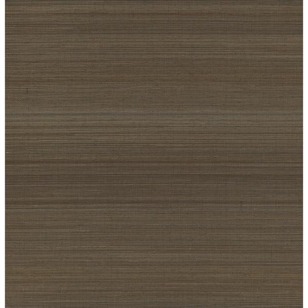 a street prints Mai Dark Grey Abaca Grasscloth Wallpaper