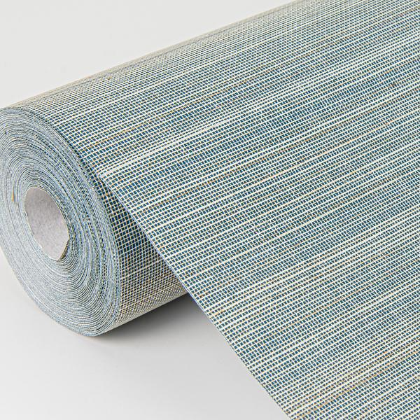 A Street Prints Mai Turquoise Abaca Grasscloth Wallpaper