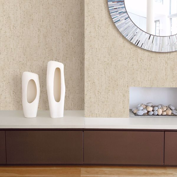 A Street Prints Malawi Beige Leather Texture Wallpaper
