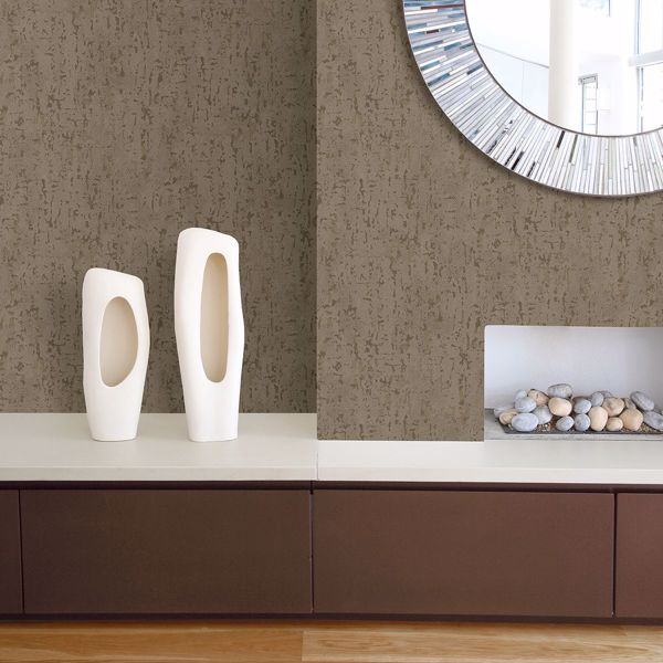 A Street Prints Malawi Brown Leather Texture Wallpaper