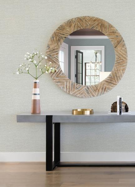 A Street Prints Malin Dove Faux Grasscloth Wallpaper