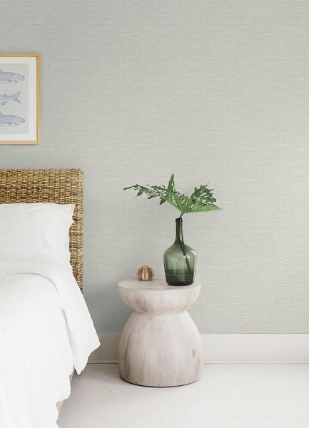 A Street Prints Malin Dove Faux Grasscloth Wallpaper