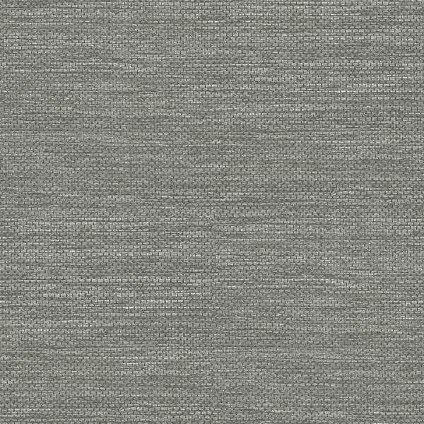a street prints Malin Grey Faux Grasscloth Wallpaper