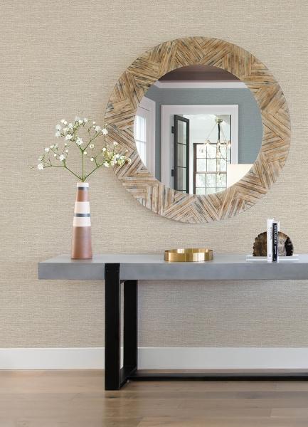 A Street Prints Malin Wheat Faux Grasscloth Wallpaper