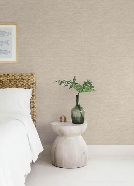 A Street Prints Malin Wheat Faux Grasscloth Wallpaper
