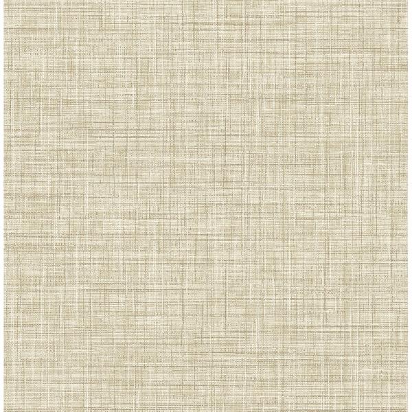 a street prints Mendocino Light Brown Linen Wallpaper