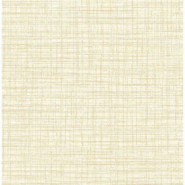 a street prints Mendocino Light Yellow Linen Wallpaper