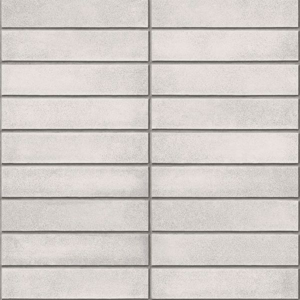 a street prints Midcentury Light Grey Modern Bricks Wallpaper