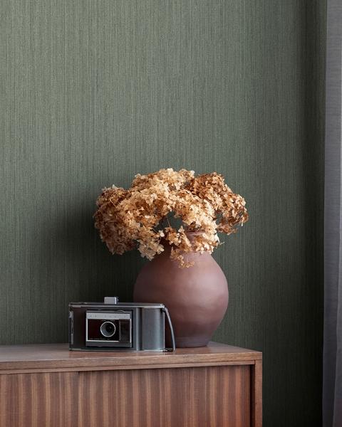 A Street Prints Midolin Mossa Dark Green Texture Wallpaper