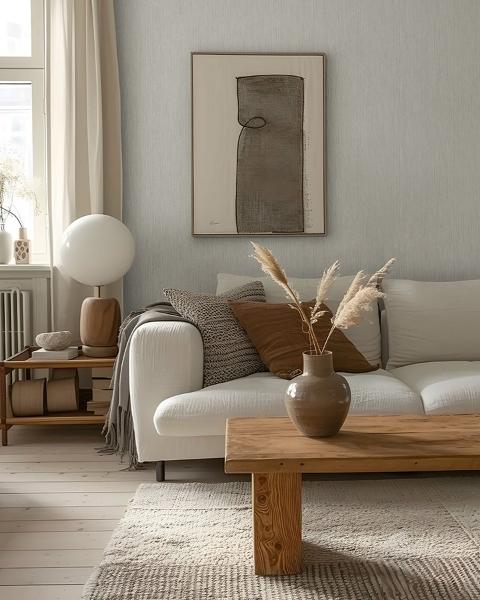 A Street Prints Midolin Sandsten Light Grey Texture Wallpaper