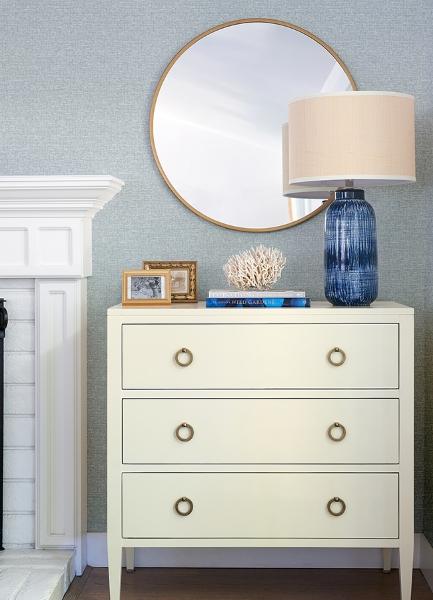 A Street Prints Minerva Sky Blue Texture Geometric Wallpaper