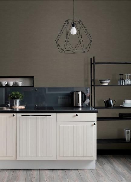 A Street Prints Moroccan Dark Brown Sisal Texture Wallpaper