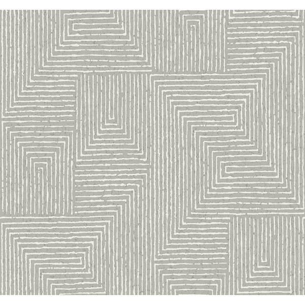 a street prints Mortenson Dove Geometric Wallpaper by Scott Living