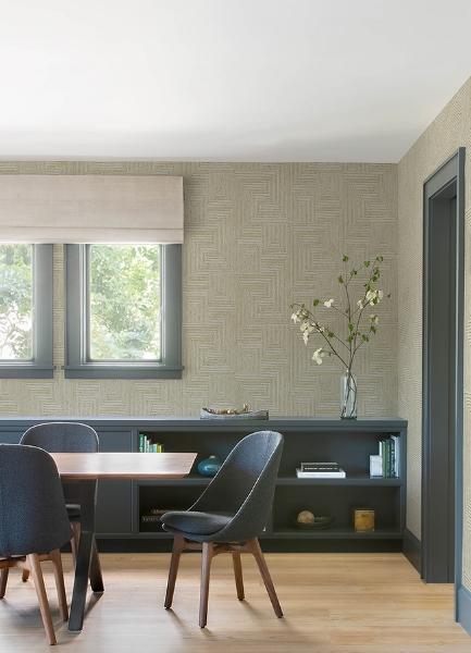 A Street Prints Mortenson Gold Geometric Wallpaper By Scott Living