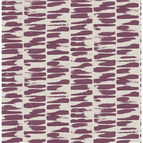 a street prints Myrtle Purple Abstract Stripe Wallpaper