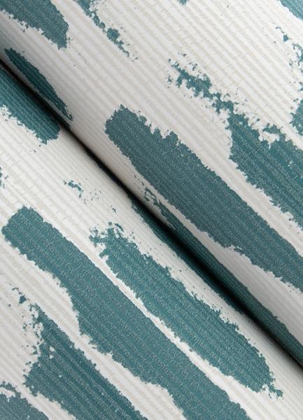 A Street Prints Myrtle Sea Green Abstract Stripe Wallpaper