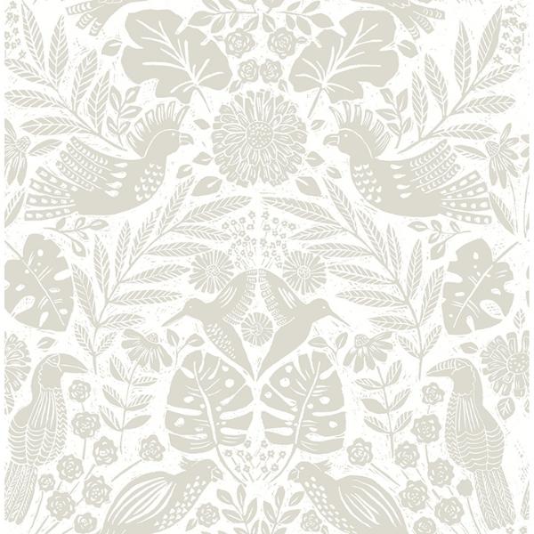 a street prints Nestle Dove Bird Block Print Wallpaper