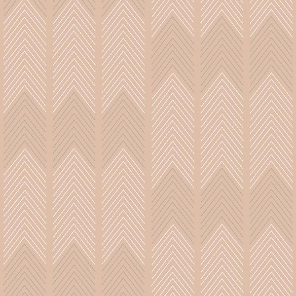 a street prints Nyle Blush Chevron Stripes Wallpaper