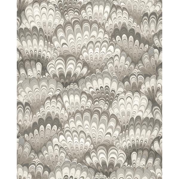 a street prints Octavia Neutral Marbled Ink Wallpaper