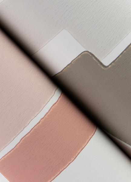 A Street Prints Odele Blush Geometric Archways Wallpaper