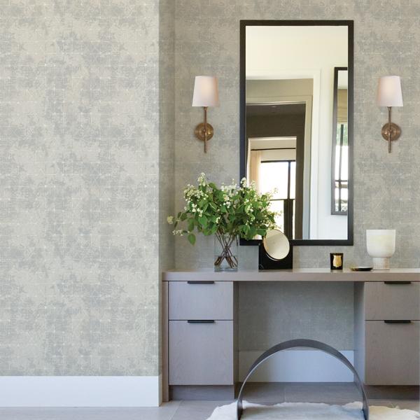 A Street Prints Odell Light Blue Antique Tiles Wallpaper