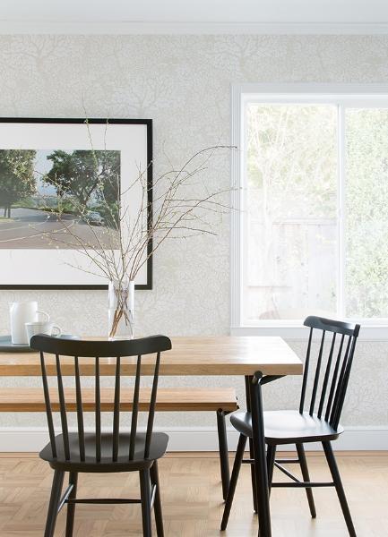 A Street Prints Olle Cream Forest Sanctuary Wallpaper