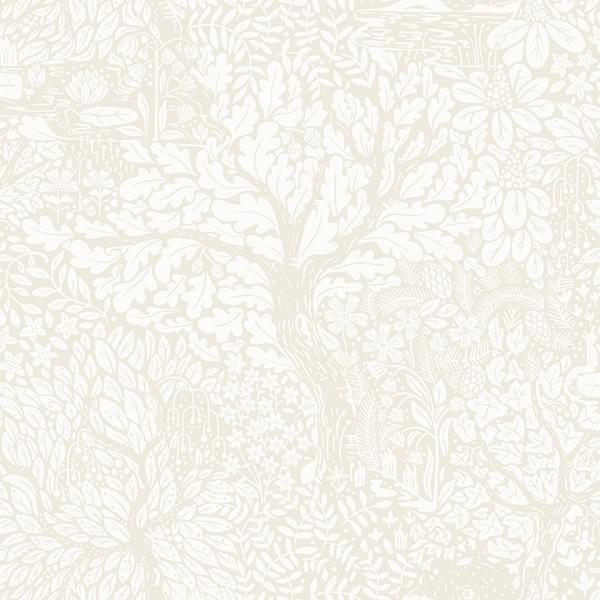 a street prints Olle Cream Forest Sanctuary Wallpaper