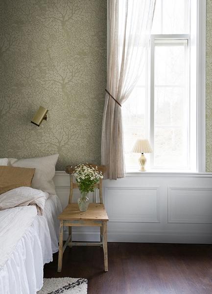 A Street Prints Olle Sage Forest Sanctuary Wallpaper