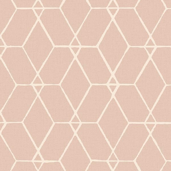 a street prints Osterlen Light Pink Trellis Wallpaper