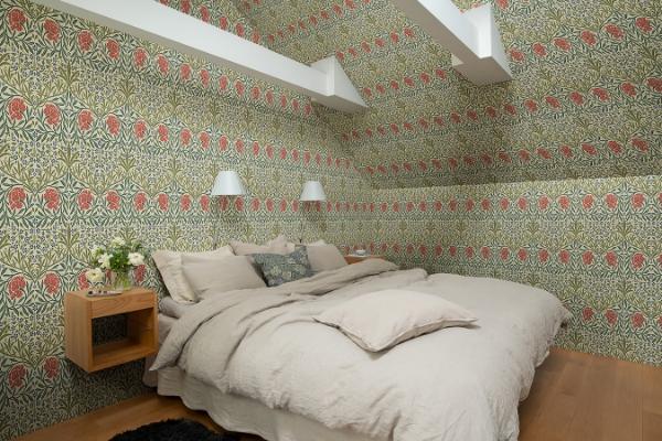 A Street Prints Oxford Union Green Floral Vines Wallpaper