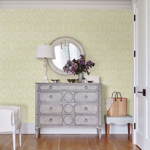 A Street Prints Painterly Meadow Wallpaper By Sarah Richardson