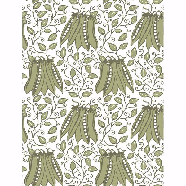 a street prints Peas in a Pod Olive Garden Wallpaper