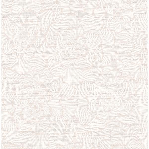 a street prints Periwinkle Pink Textured Floral Wallpaper