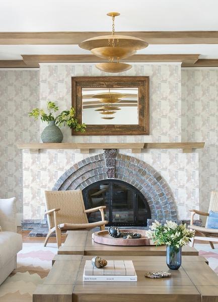 A Street Prints Perrin Lavender Gem Geometric Wallpaper