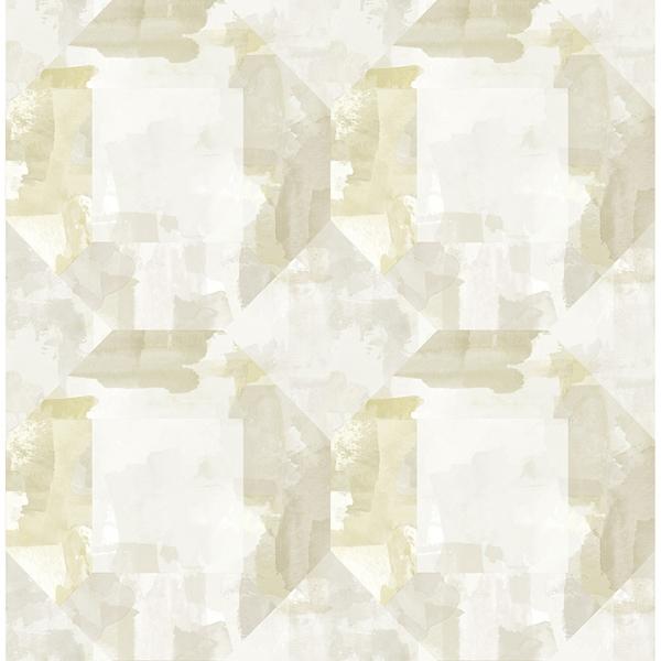a street prints Perrin Olive Gem Geometric Wallpaper