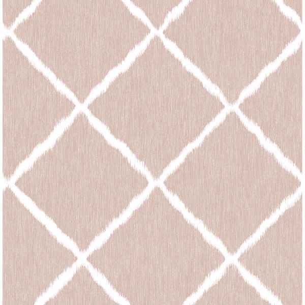 a street prints Petal Ikat Trellis Wallpaper by Sarah Richardson