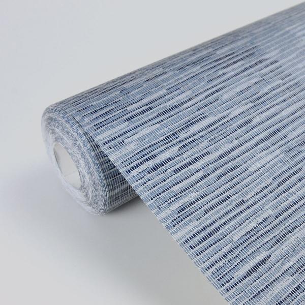 A Street Prints Pezula Blue Texture Stripe Wallpaper