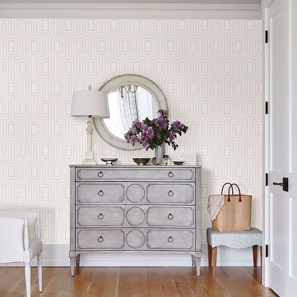 A Street Prints Platinum Metro Mod Wallpaper By Sarah Richardson